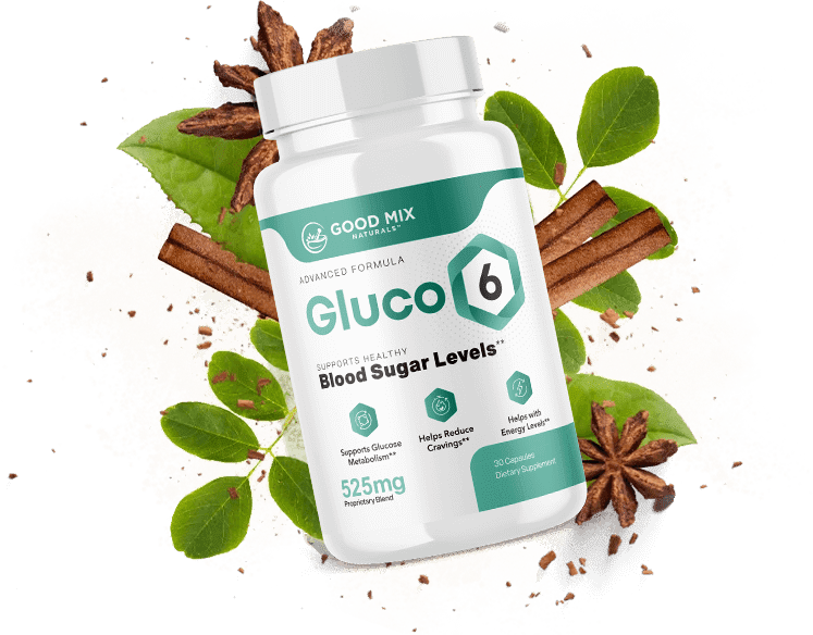 Gluco6 supplement bottle